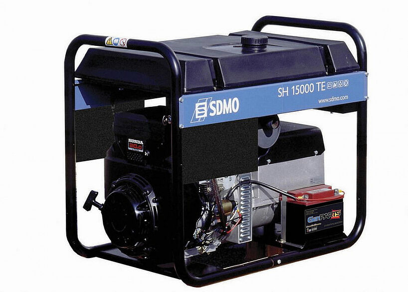 Ģenerators SDMO SH 15000 TE 10kW 220/380V (benzīns)